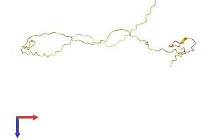AlphaFold protein structure predicition of Mouse Recombinant Krtap15-1 Protein, UniprotID Q9QZU5