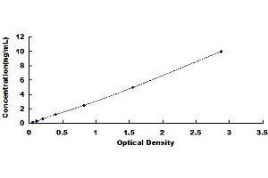 Typical standard curve (Cyclin D3 Kit ELISA)