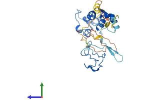 AlphaFold protein structure predicition of Mouse Recombinant Arl14ep Protein, UniprotID Q8BIX3