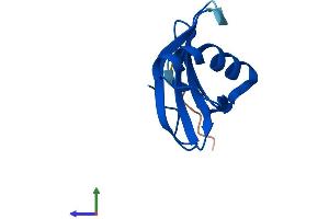 AlphaFold protein structure predicition of Mouse Recombinant Stfa3 Protein, UniprotID P35173
