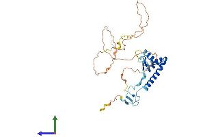 AlphaFold protein structure predicition of Human Recombinant SPRY4 Protein, UniprotID Q9C004