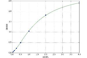 A typical standard curve