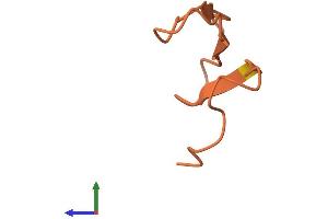 AlphaFold protein structure predicition of Human Recombinant KRTAP20-3 Protein, UniprotID Q3LI60