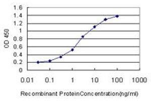 Detection limit for recombinant GST tagged HOXA11 is approximately 0.