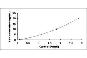 Typical standard curve (GRB10 Kit ELISA)