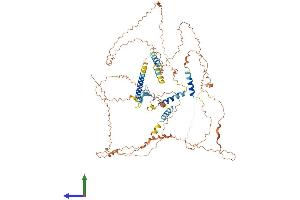 AlphaFold protein structure predicition of Human Recombinant HJURP Protein, UniprotID Q8NCD3