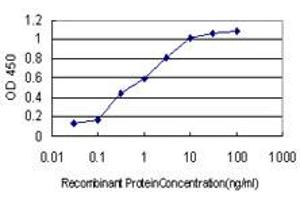 Detection limit for recombinant GST tagged PCDH1 is approximately 0. (Protocadherin 1 anticorps  (AA 62-169))