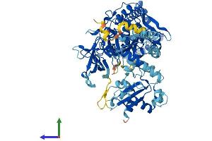 AlphaFold protein structure predicition of Mouse Recombinant Acsl6 Protein, UniprotID Q91WC3
