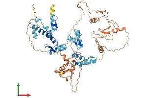 AlphaFold protein structure predicition of Human Recombinant ZNF248 Protein, UniprotID Q8NDW4