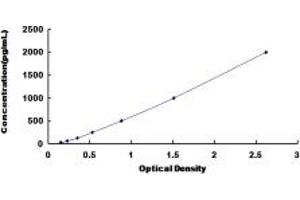 Typical standard curve (CLCF1 Kit ELISA)