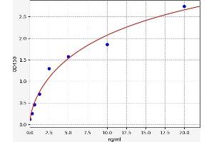 Typical standard curve (ATP2A1/SERCA1 Kit ELISA)