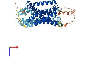 AlphaFold protein structure predicition of Human Recombinant HCAR1 Protein, UniprotID Q9BXC0
