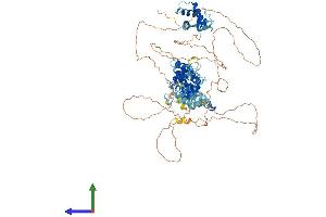 AlphaFold protein structure predicition of Mouse Recombinant Depdc1a Protein, UniprotID Q8CIG0