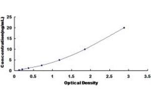 Typical standard curve (GSAP Kit ELISA)
