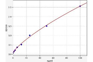 Typical standard curve (Topoisomerase I Kit ELISA)