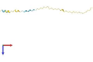 AlphaFold protein structure predicition of Human Recombinant SPRR4 Protein, UniprotID Q96PI1
