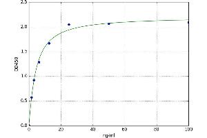 A typical standard curve