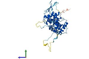 AlphaFold protein structure predicition of Mouse Recombinant Gtf2b Protein, UniprotID P62915