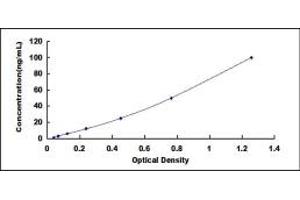 Typical standard curve (Claudin 16 Kit ELISA)