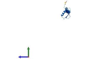 AlphaFold protein structure predicition of Mouse Recombinant Spc24 Protein, UniprotID Q9D083