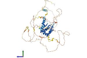 AlphaFold protein structure predicition of Mouse Recombinant Epn3 Protein, UniprotID Q91W69