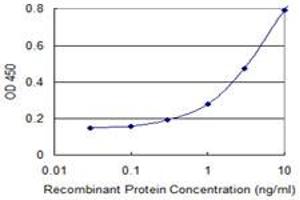 Detection limit for recombinant GST tagged FDX1 is 0. (Ferredoxin1 (FDX1) (AA 85-183) anticorps)