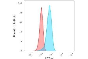 Flow Cytometric Analysis of T98G cells using Pgp9.