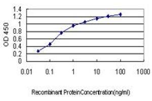 Detection limit for recombinant GST tagged SNCAIP is approximately 0.