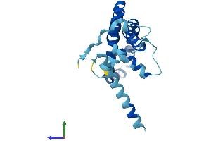 AlphaFold protein structure predicition of Human Recombinant ARL6IP5 Protein, UniprotID O75915