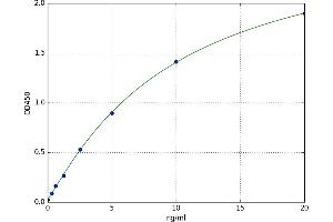 A typical standard curve