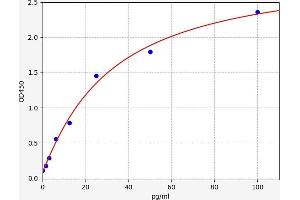 Typical standard curve (FAM3D Kit ELISA)