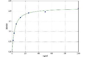 A typical standard curve (Talin Kit ELISA)
