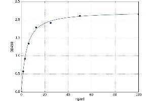 A typical standard curve (FNDC5 Kit ELISA)
