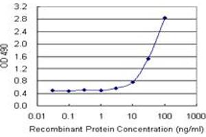 Sandwich ELISA detection sensitivity ranging from 3 ng/ml to 100 ng/ml. (TNFRSF19 (Humain) Matched Antibody Pair)