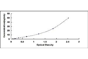 Typical standard curve (FTL Kit ELISA)
