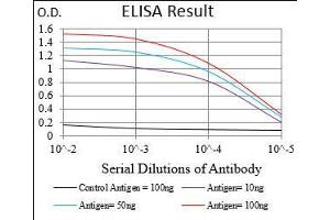 Black line: Control Antigen (100 ng), Purple line: Antigen(10 ng), Blue line: Antigen (50 ng), Red line: Antigen (100 ng),