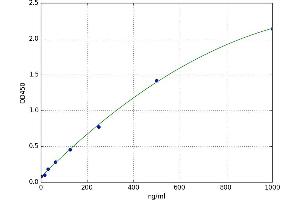 A typical standard curve