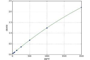 A typical standard curve