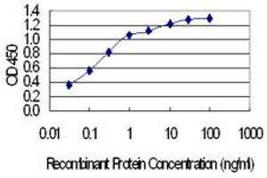 Detection limit for recombinant GST tagged FAM100A is 0. (UBALD1 anticorps  (AA 1-177))