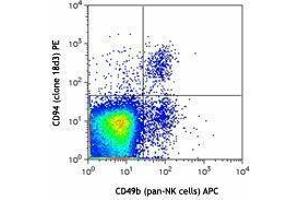 Flow Cytometry (FACS) image for anti-Killer Cell Lectin-Like Receptor Subfamily D, Member 1 (KLRD1) antibody (PE) (ABIN2663656)
