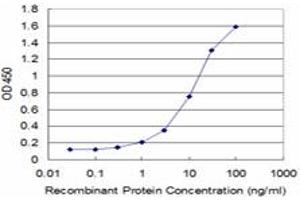 Detection limit for recombinant GST tagged SS18 is approximately 0.