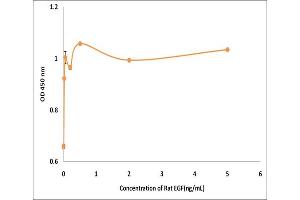 Activity Assay (AcA) image for Epidermal Growth Factor (EGF) (Active) protein (ABIN5509414) (EGF Protéine)