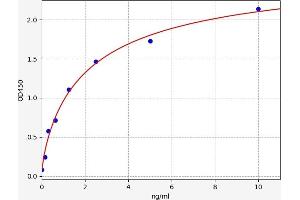 Typical standard curve (SLC45A1 Kit ELISA)