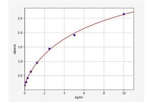 Typical standard curve