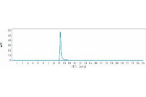 The purity of Anti-TNFRSF17 / BCMA / CD269 Reference Antibody (belantamab) is 100 % , determined by SEC-HPLC. (Recombinant TNFRSF17 (Belantamab Biosimilar) anticorps)