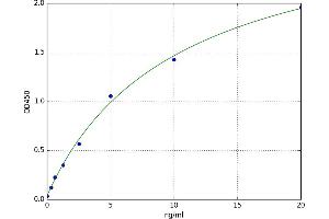 A typical standard curve (CENPA Kit ELISA)