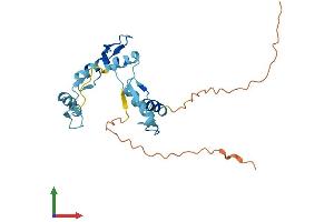 AlphaFold protein structure predicition of Human Recombinant ZNF22 Protein, UniprotID P17026