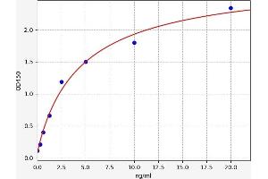 Typical standard curve (SLPI Kit ELISA)