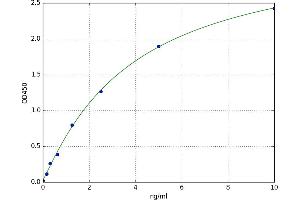 A typical standard curve