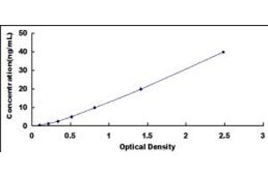 Typical standard curve (ALDOC Kit ELISA)